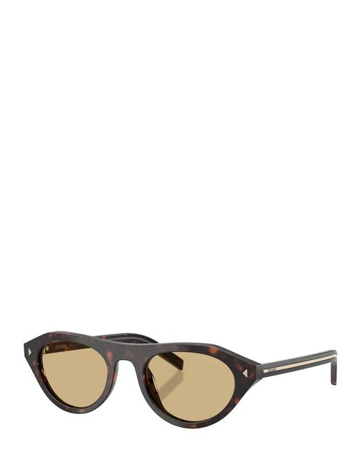 Prada Multicolor Round-Frame Sunglasses