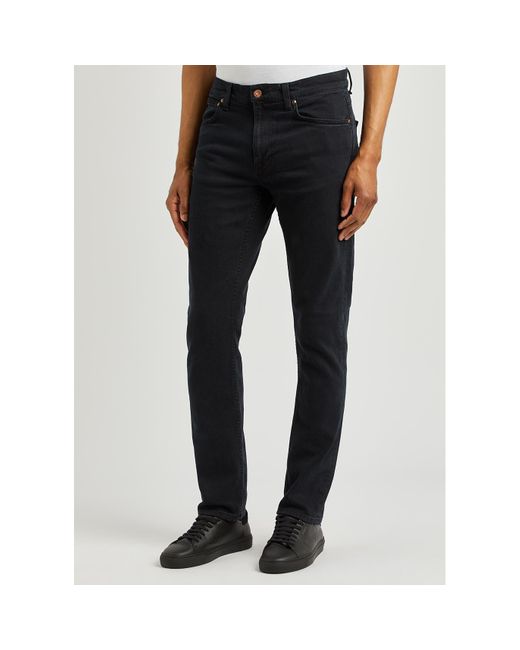 Nudie Jeans Blue Lean Dean Slim-Leg Jeans for men