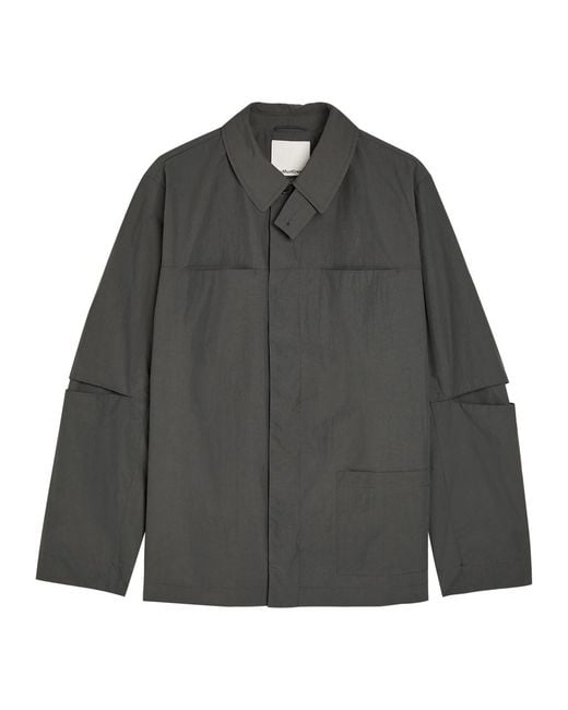YMC Gray Ymo Shell Jacket for men