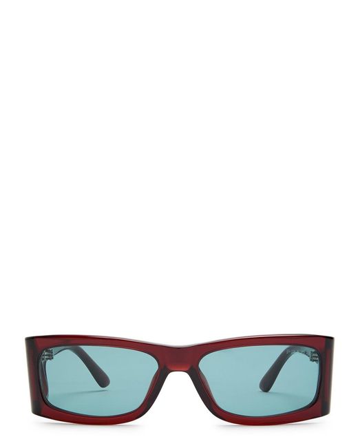 Prada Multicolor Runway Rectangle-Frame Sunglasses