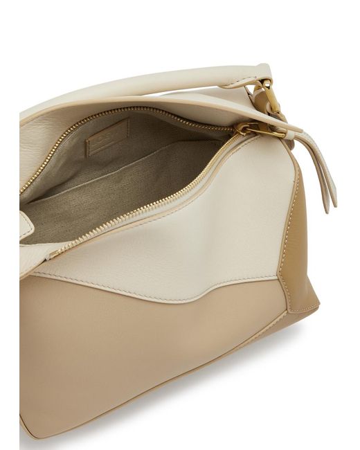 Loewe Natural Puzzle Edge Small Leather Cross-body Bag