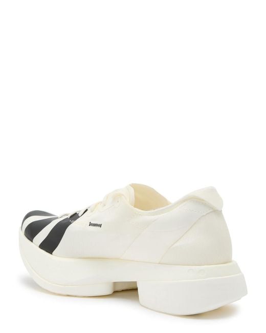 Y-3 White X Adidas Adios Pro 4 Mesh Sneakers for men