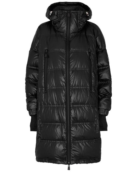 3 MONCLER GRENOBLE Black Moncler Rochelair Quilted Shell Coat
