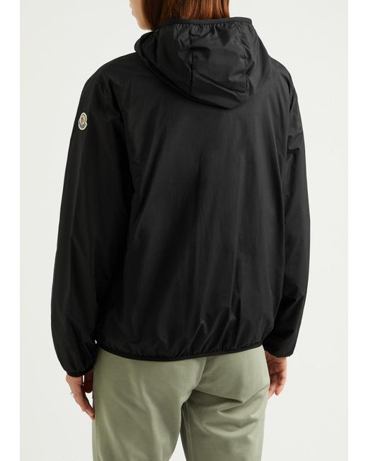 Moncler Black Fegeo Nylon Poplin Jacket