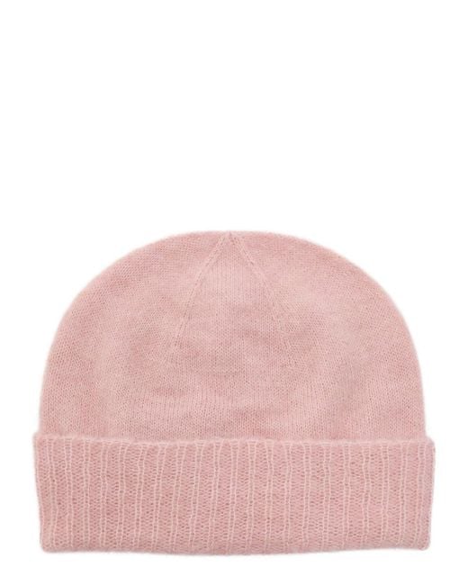 Vivienne Westwood Pink Logo-Embroidered Alpaca-Blend Beanie