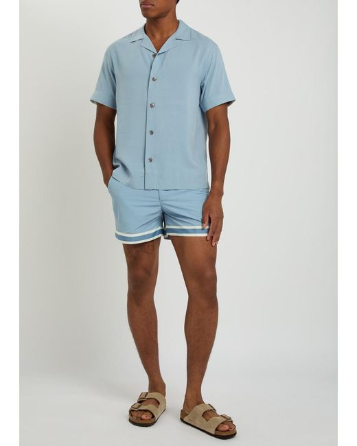 CHE Blue Valbonne Woven Shirt for men