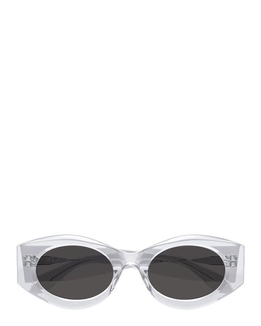 Alaïa Multicolor Oval-Frame Sunglasses