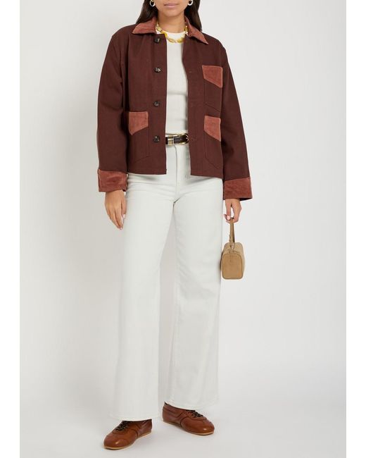 FRAME White Le Slim Palazzo Wide-Leg Jeans