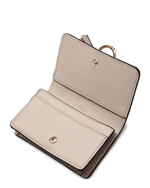 Chloé Black Alphabet Leather Card Holder
