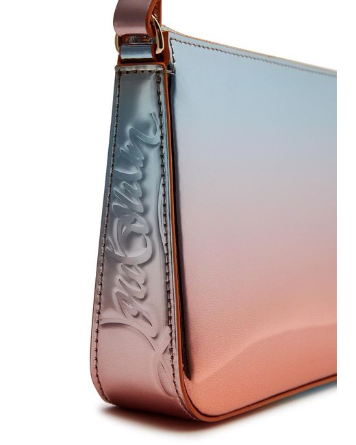 Christian Louboutin Gray Loubila Dégradé Patent Leather Top Handle Bag