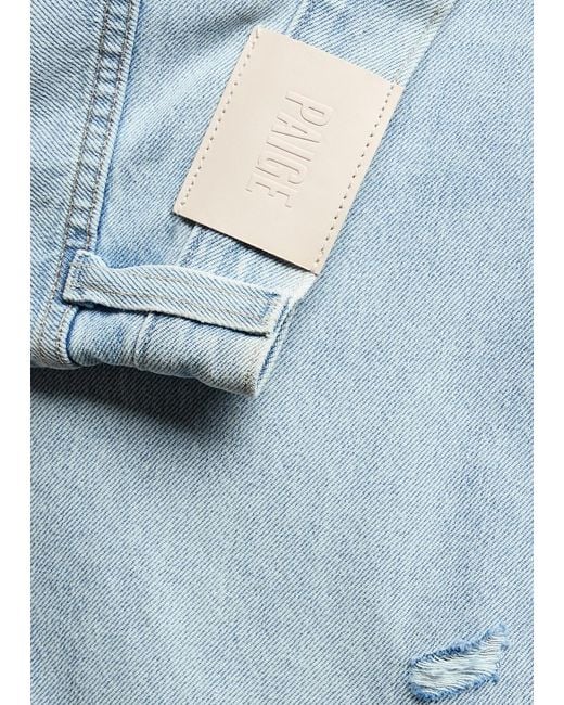 PAIGE Blue Arellia Barrel-Leg Jeans