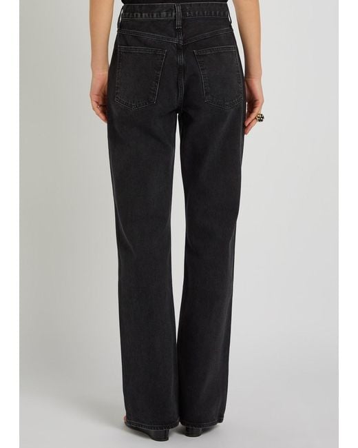 Agolde Blue Leena Flared-Leg Jeans