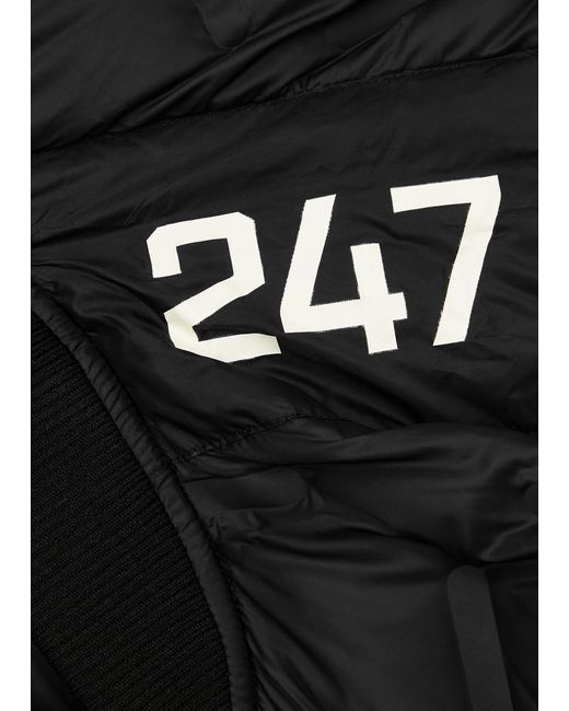 Represent Black 247 Quilted Nylon Gilet for men