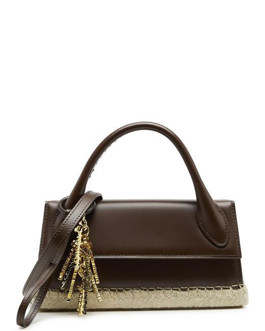 Jacquemus Brown Le Chiquito Long Cordao Leather Top Handle Bag