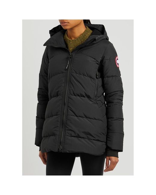 Canada Goose Black Hybridge Quilted Matte Shell Coat, , Coat, Quilted