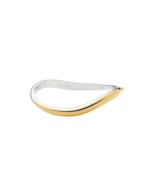 Missoma White Savi Signature Two-Tone Bracelet