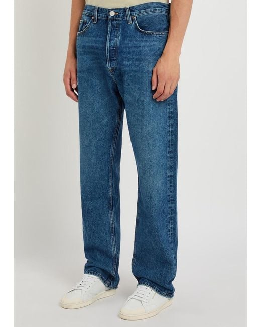 Agolde Blue 90S Straight-Leg Jeans for men
