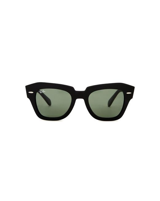 Ray-Ban Black State Street Wayfarer Sunglasses, Sunglasses for men