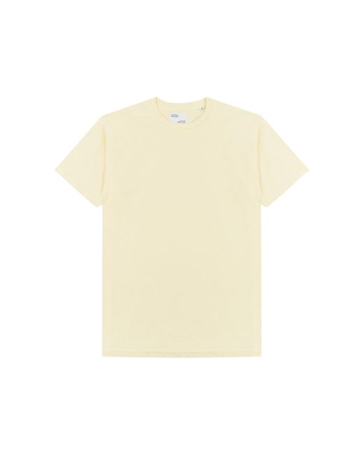 COLORFUL STANDARD Yellow Cotton T-Shirt for men
