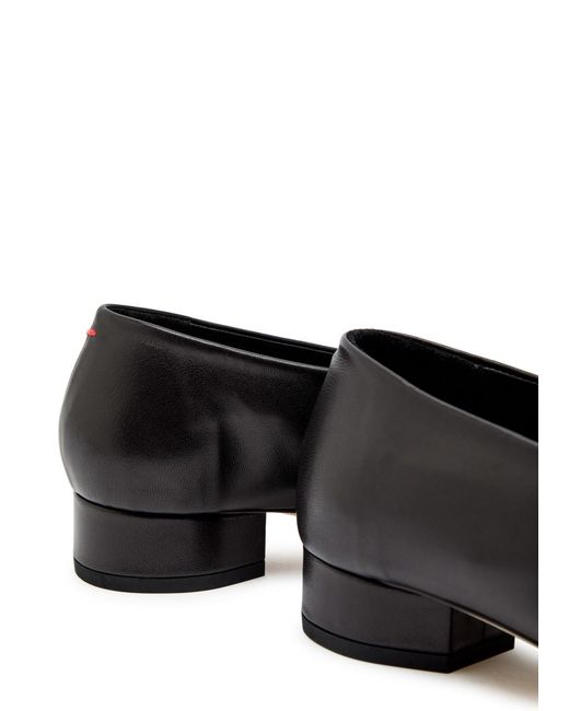 Aeyde Black Delia 20 Leather Pumps
