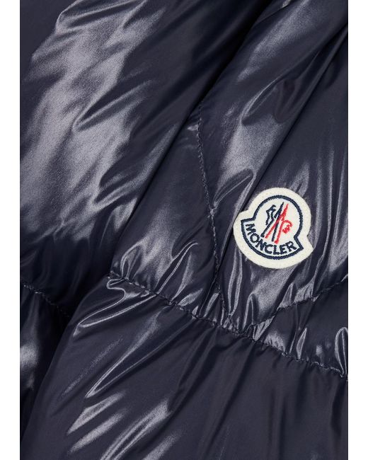 Moncler Blue Baise Quilted Shell Jacket for men