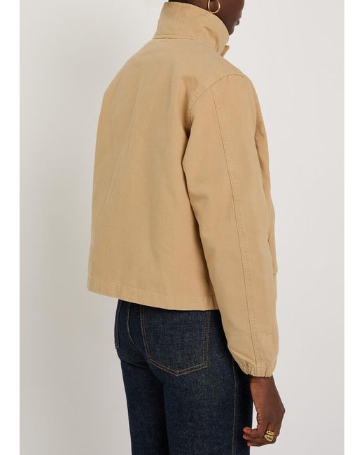 Polo Ralph Lauren Natural Funnel-Neck Canvas Jacket