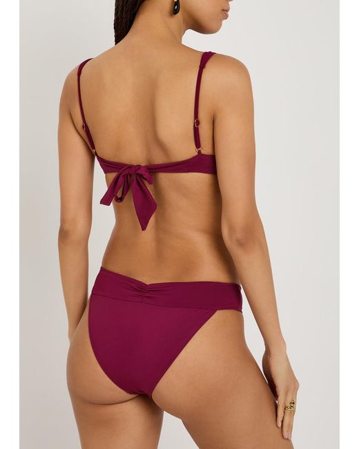 Away That Day Purple Isla Del Sol Underwired Bikini Top