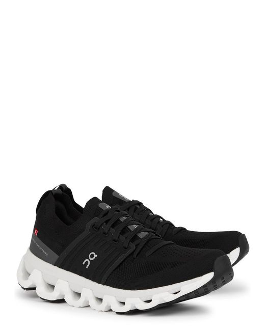 On Shoes Black Cloudswift 3 Panelled Mesh Sneakers