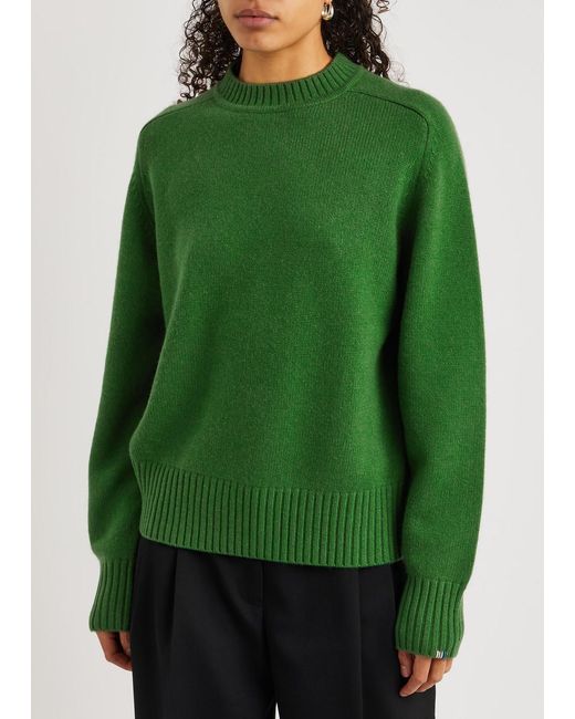 Extreme Cashmere Green N°123 Bourgeois Cashmere Jumper