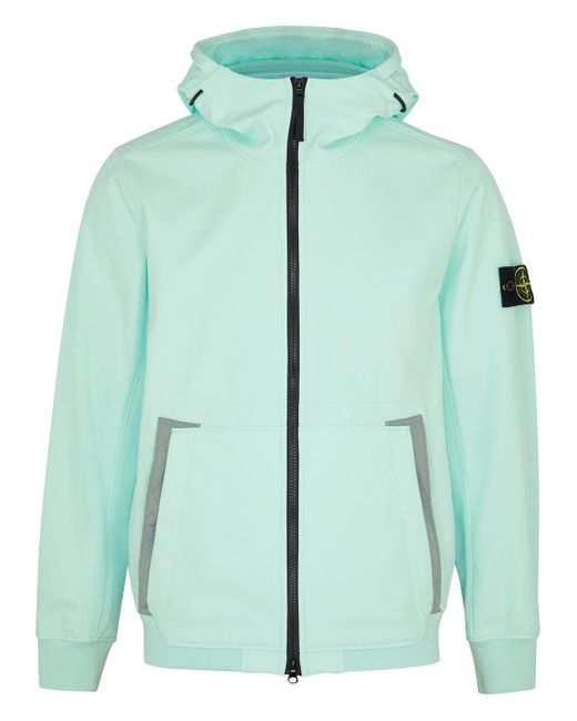 Stone Island Soft Shell-r Jacket in Green for Men | Lyst