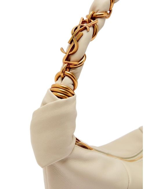 Saint Laurent Natural Rope Mini Leather Shoulder Bag