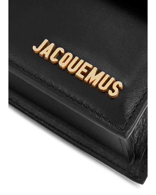Jacquemus Black Le Chiquito Noeud Leather Top Handle Bag