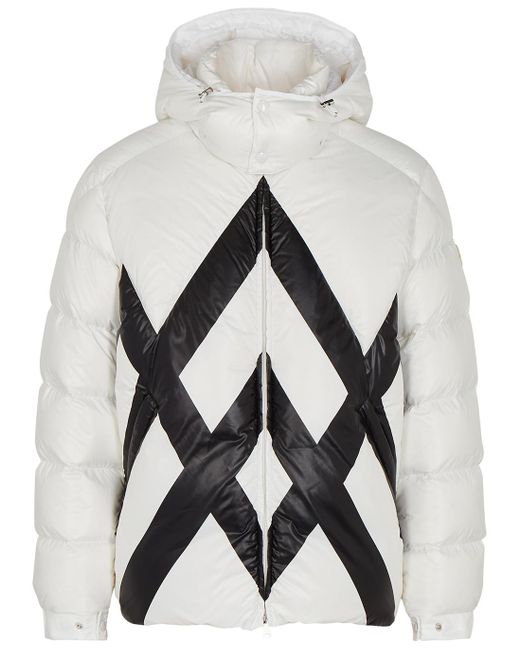 Wales Bonner Moncler Madawaska White Quilted Shell Jacket, Jacket, White, Quilted