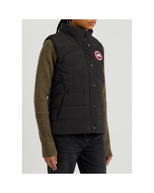 Canada Goose Black Freestyle Quilted Arctic-Tech Shell Gilet, , Gilet