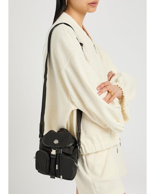 Moncler Mini Trick Shell Cross-Body Bag in Black | Lyst
