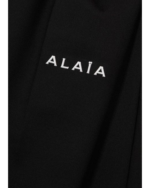 Alaïa Black Alaïa Stretch-jersey leggings