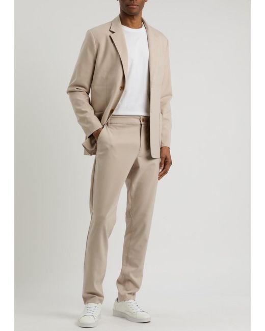 PAIGE Natural Stafford Jersey-Twill Trousers for men