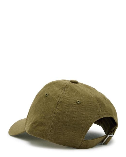 Mulberry Green Logo-Embroidered Cotton Cap for men