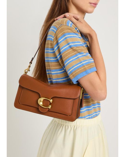 COACH Brown Tabby 26 Leather Shoulder Bag