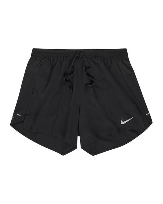 Nike Black Dri-Fit 5" Jersey Shorts for men