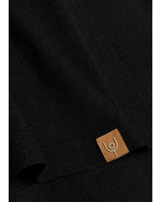 Now You Live Black Merino Wool Wrap