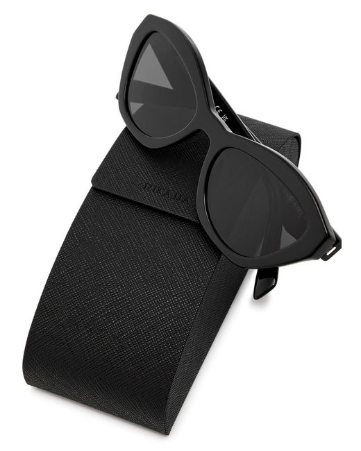 Prada Black Cat-eye Sunglasses