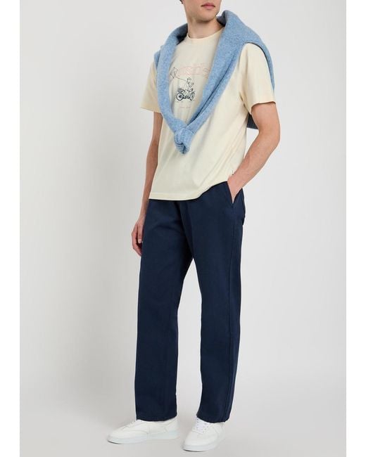 Forét Natural Printed Cotton T-Shirt for men