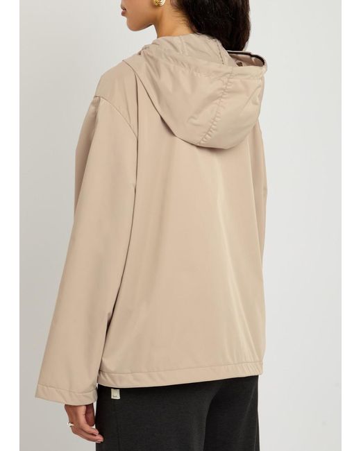 Moncler Natural Cassiopea Hooded Shell Jacket