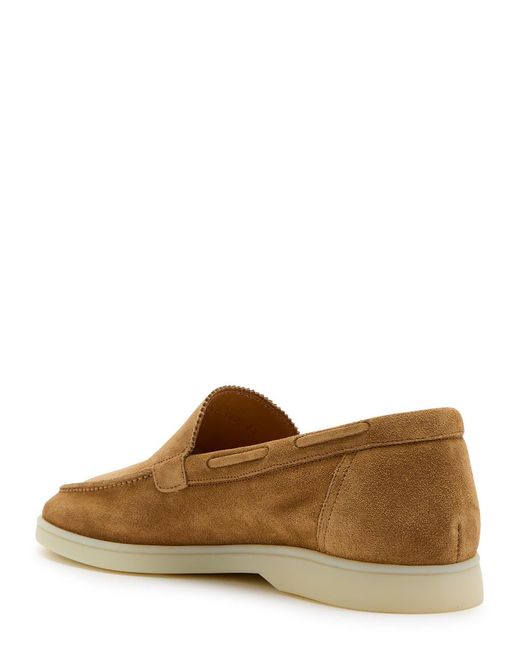 Aurélien Brown Yacht Suede Loafers for men