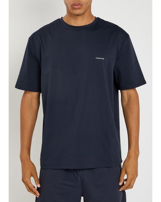 Condition Blue Everyday Logo Stretch-Jersey T-Shirt for men