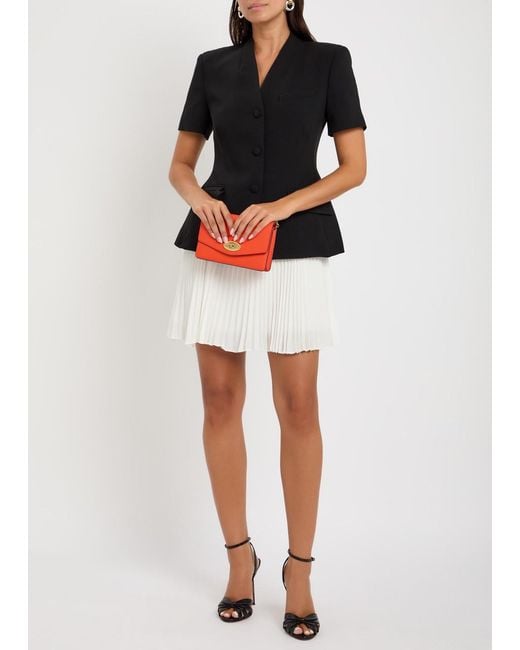 Jonathan Simkhai Black Leah Tailored Blazer Crepe Mini Dress