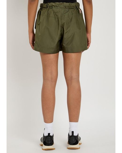 Moncler Green Shell Cargo Mini Skort