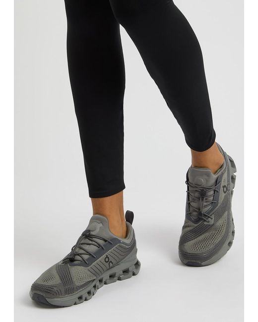 On Shoes Gray Cloud X Z5 Mesh-Knit Sneakers
