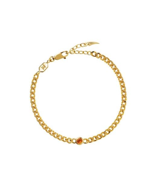 Missoma Metallic November Birthstone 18kt Vermeil Bracelet
